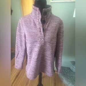 Avalanche Maroon Button Neck Sweater Soft Knit Material NWOT